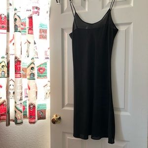 Black Mesh Dress Slip